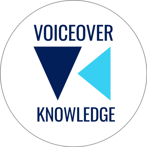 Voiceover Knowledge logo.  Voiceover Knowledge is a blog with articles on the voice-over industry.